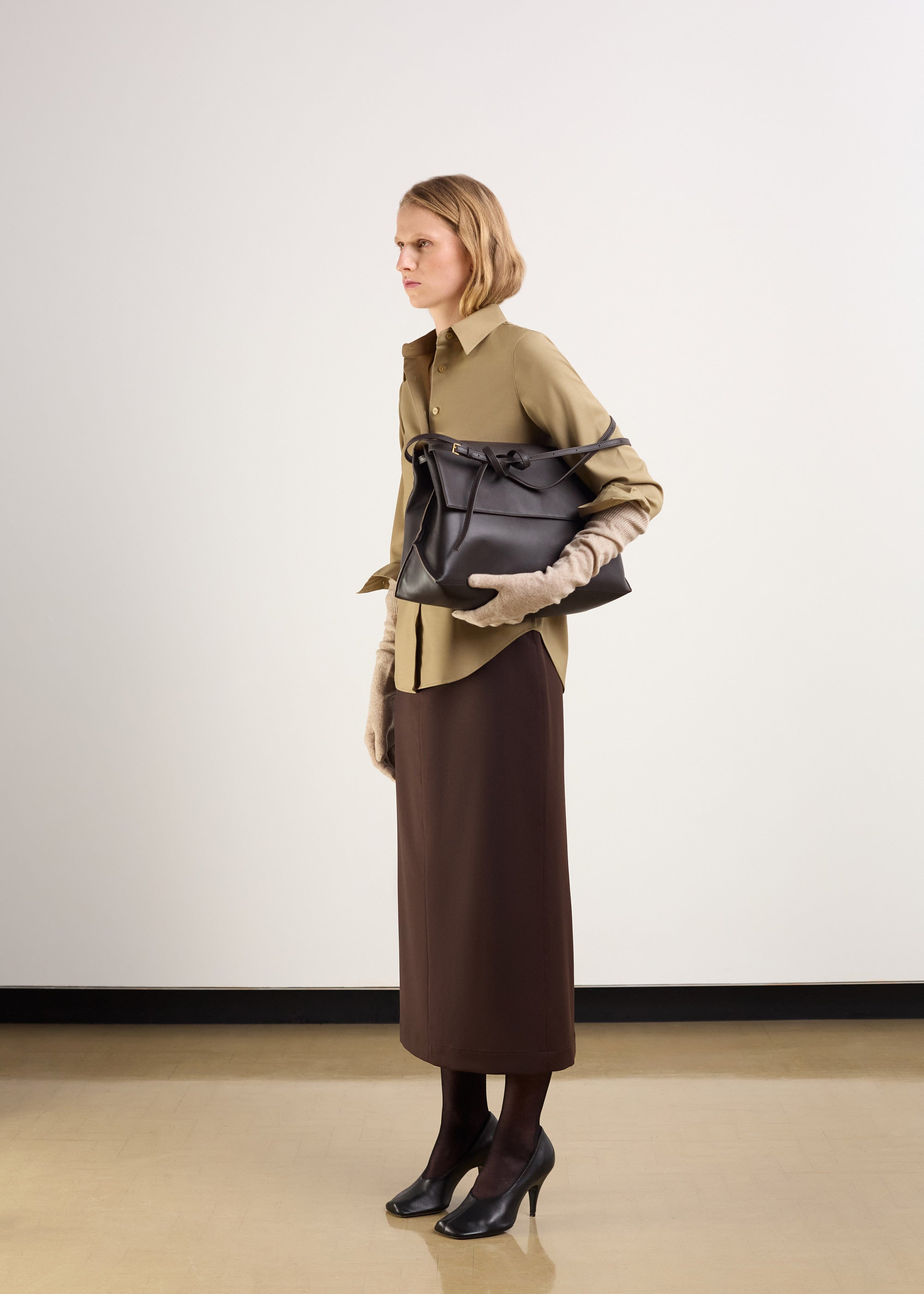 Cashmere Glove in Fawn Knit | Yu Mei
