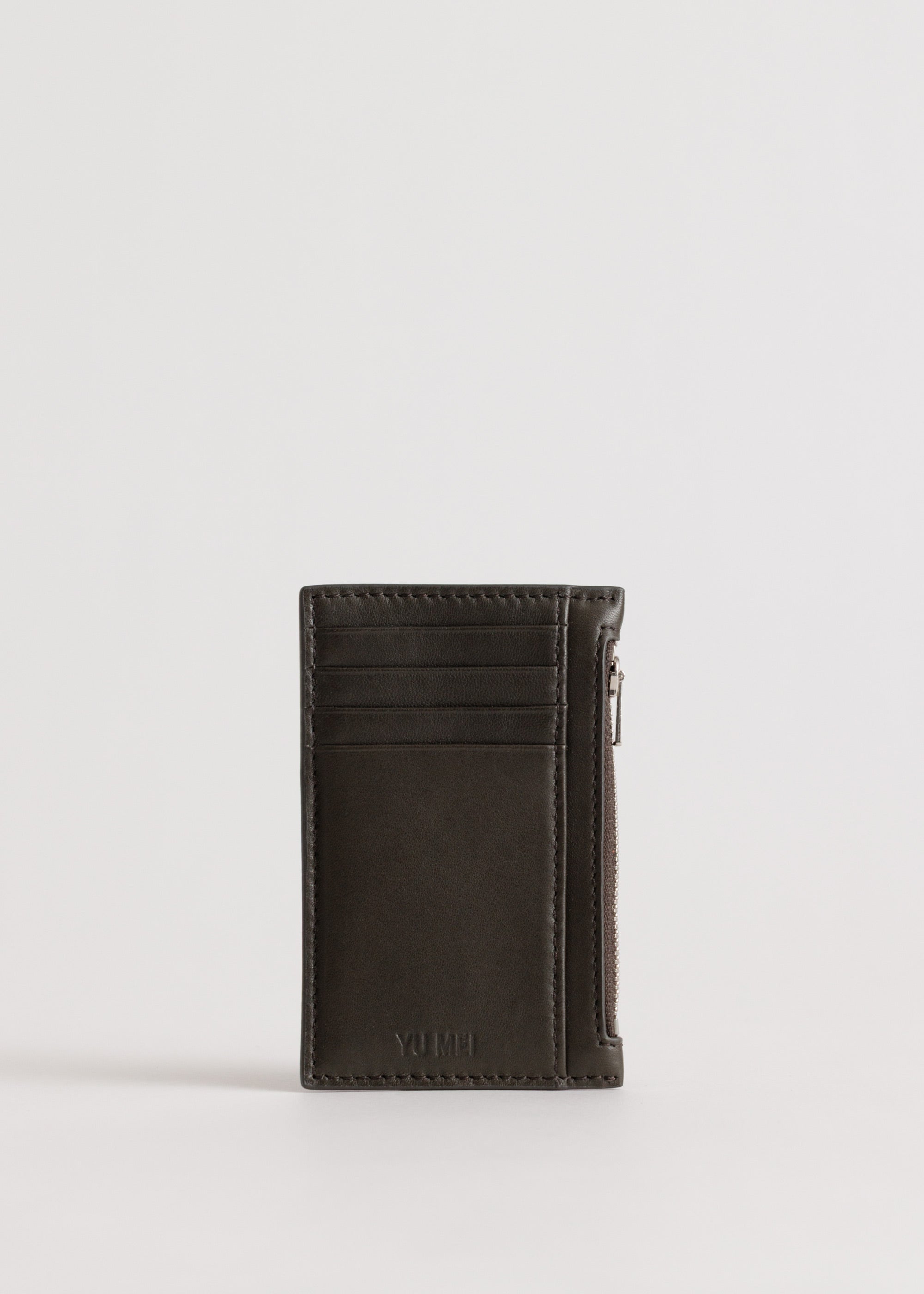yu＊M Frank Cardholder Black Olive Lambskin – Yu Mei