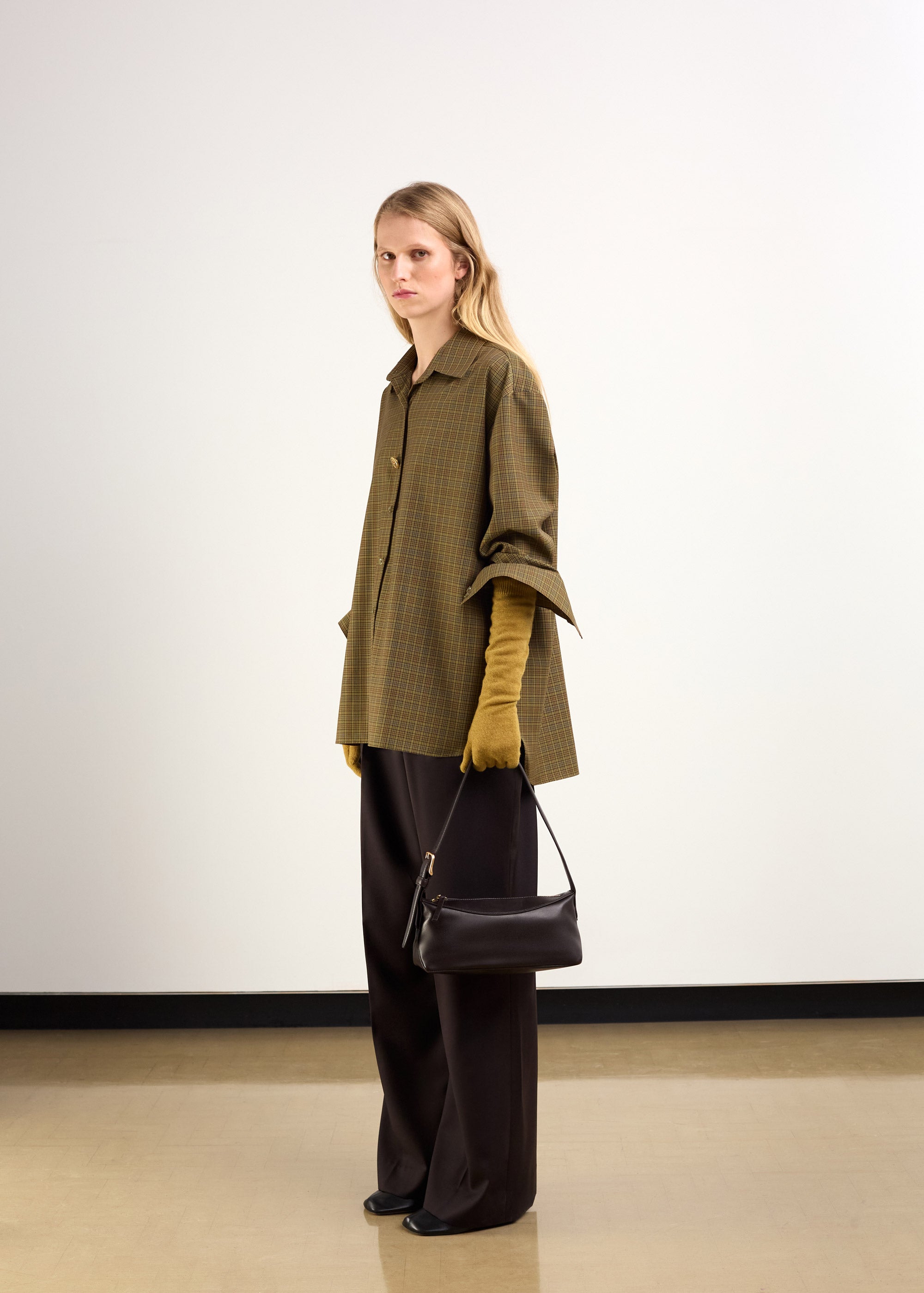 Cashmere Glove / Chartreuse Knit