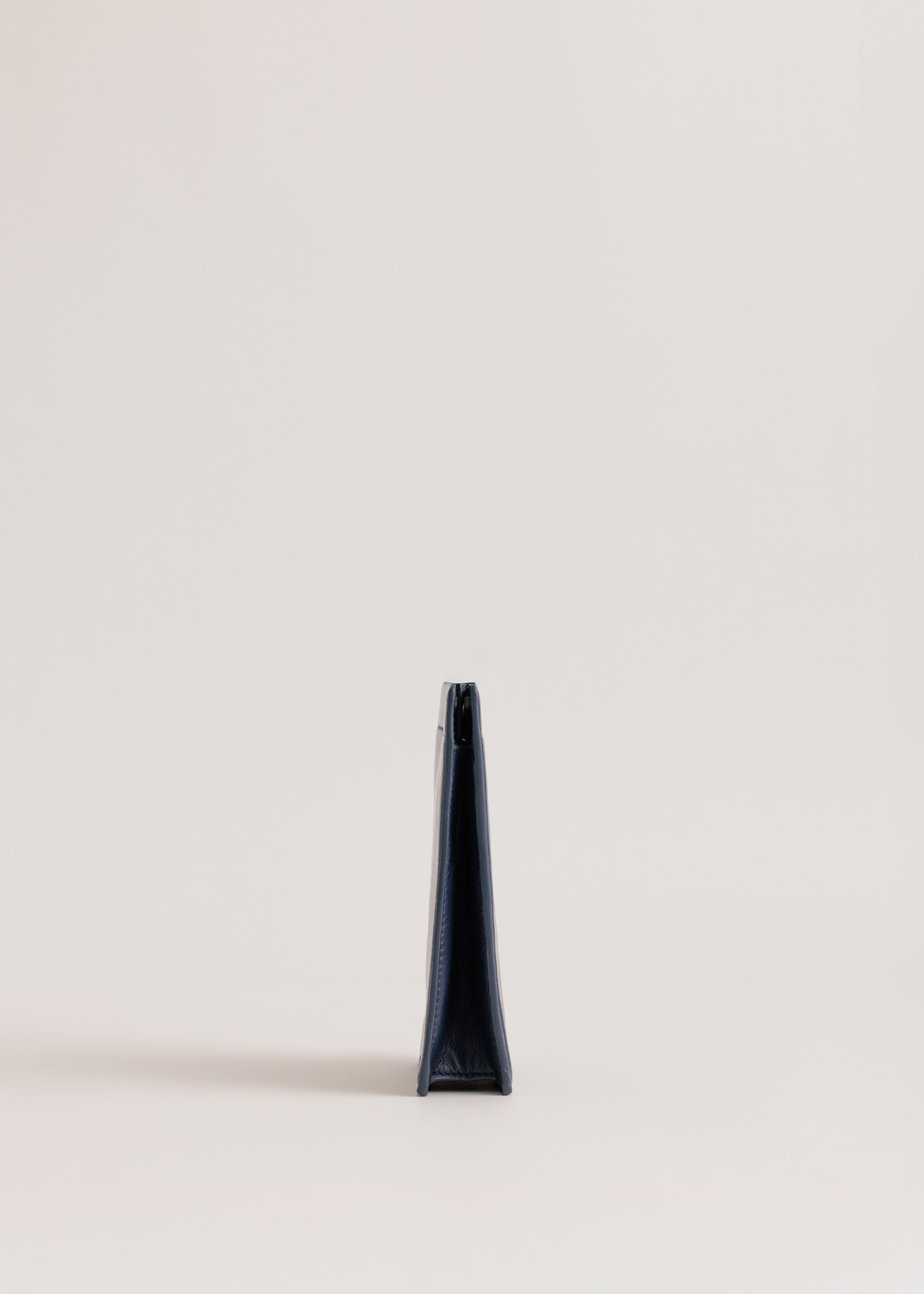 Georgie Bag in Eclipse Lambskin side profile view