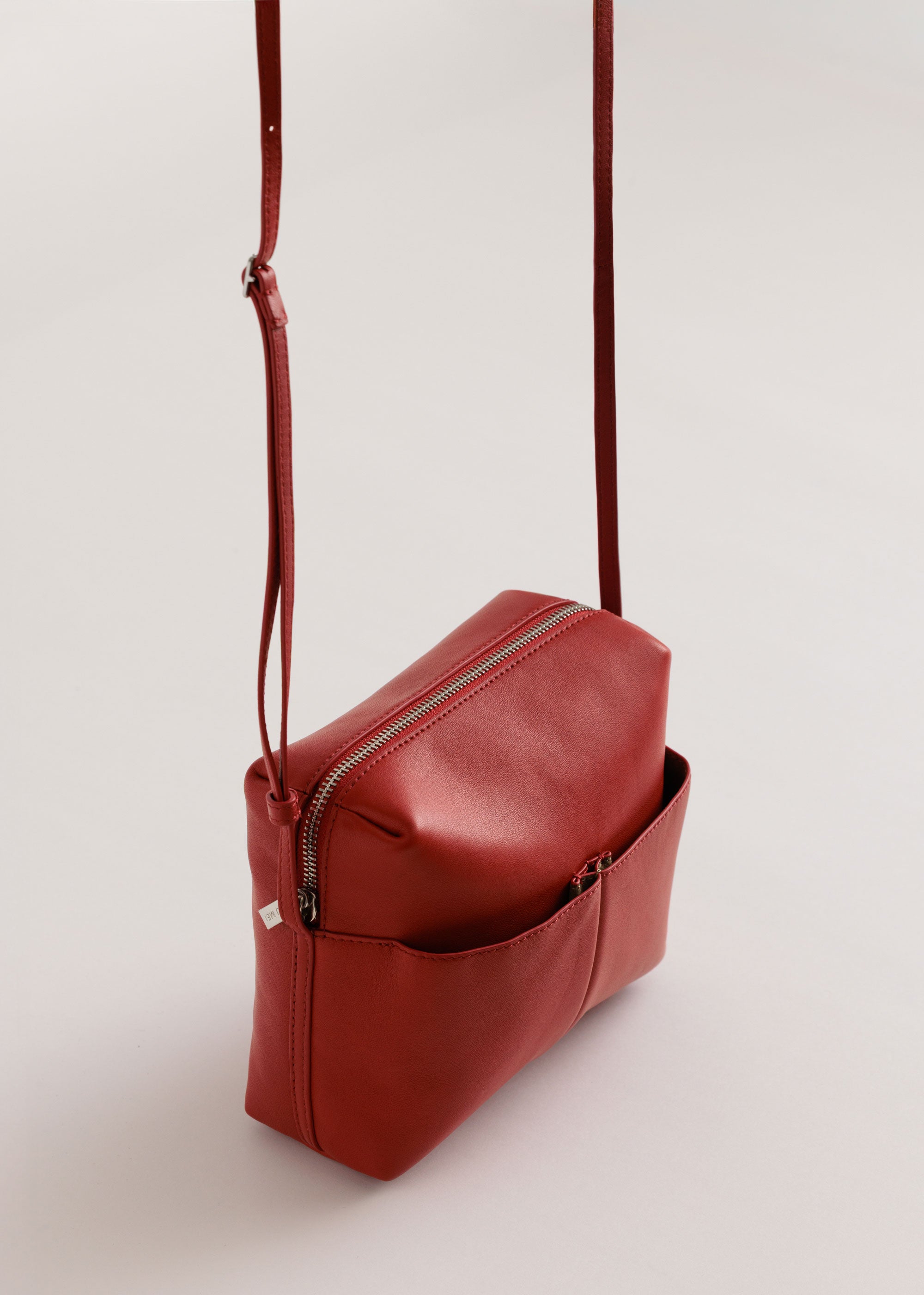 Kaye Bag | Leather Cross-Body Bag Lobster Red | Yu Mei