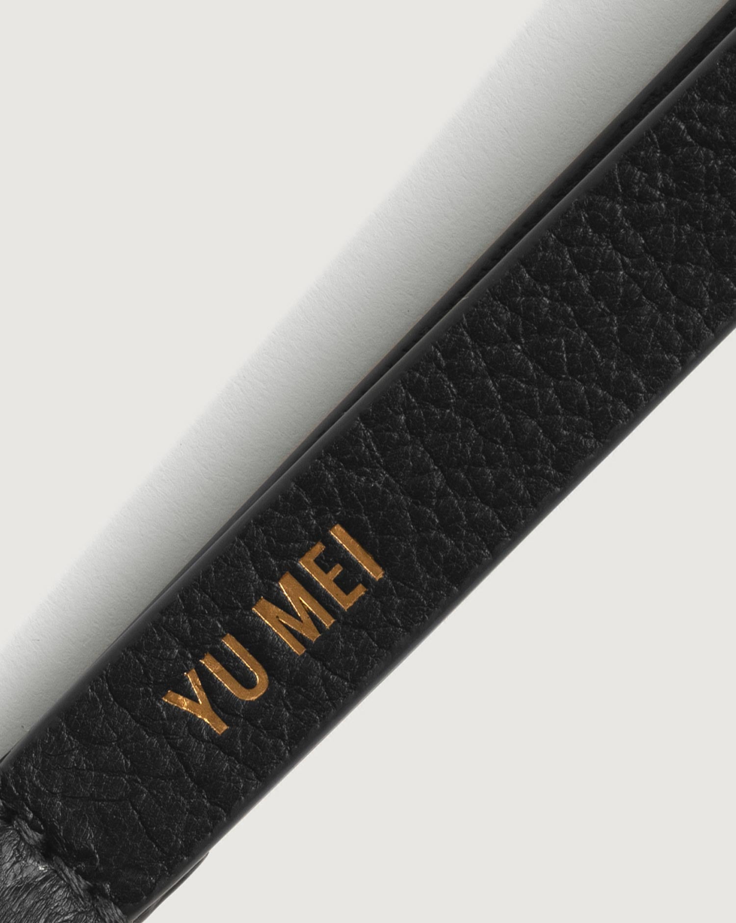 Gold foil embossing detail