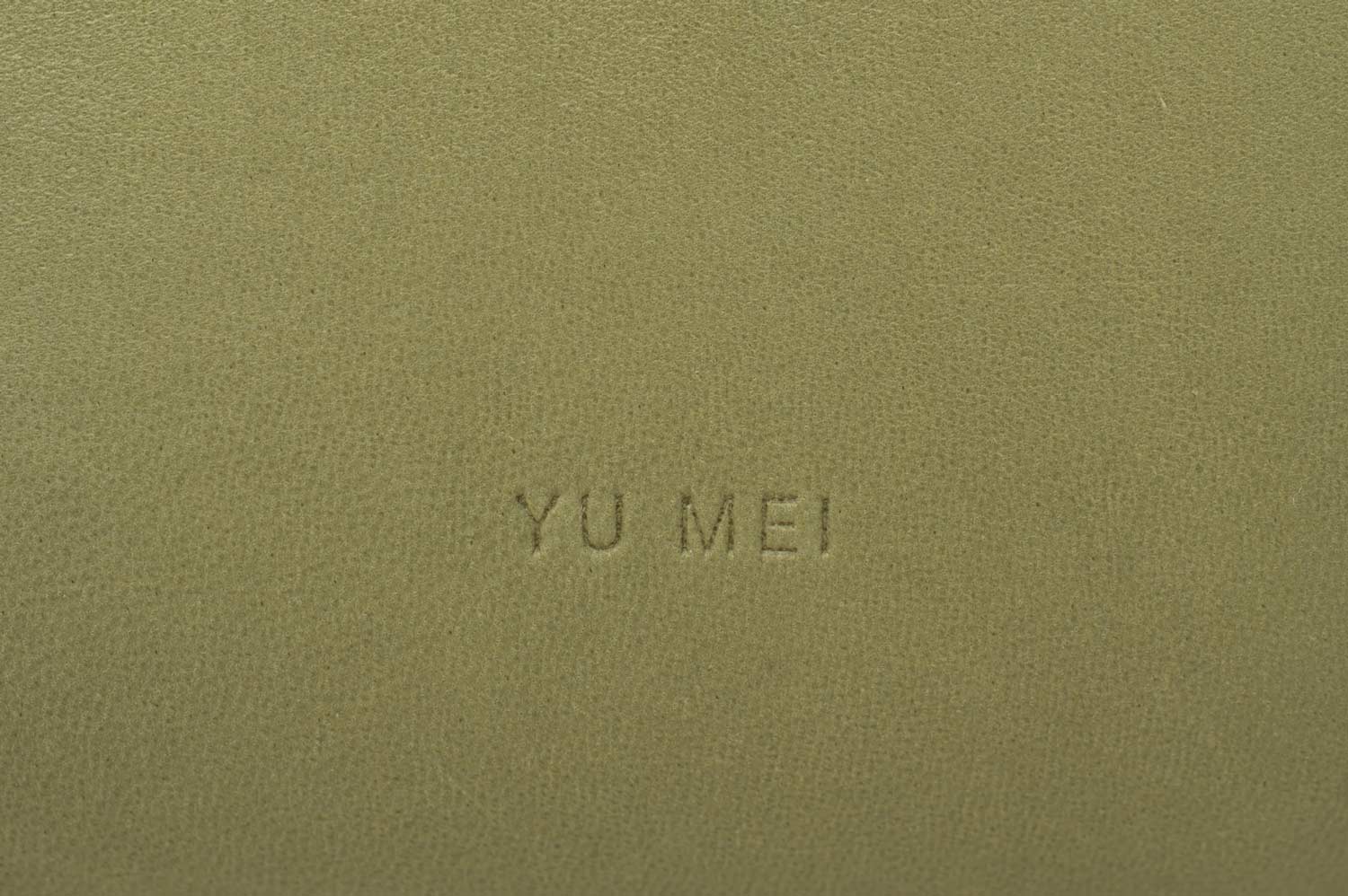 Minimal de-bossed logo