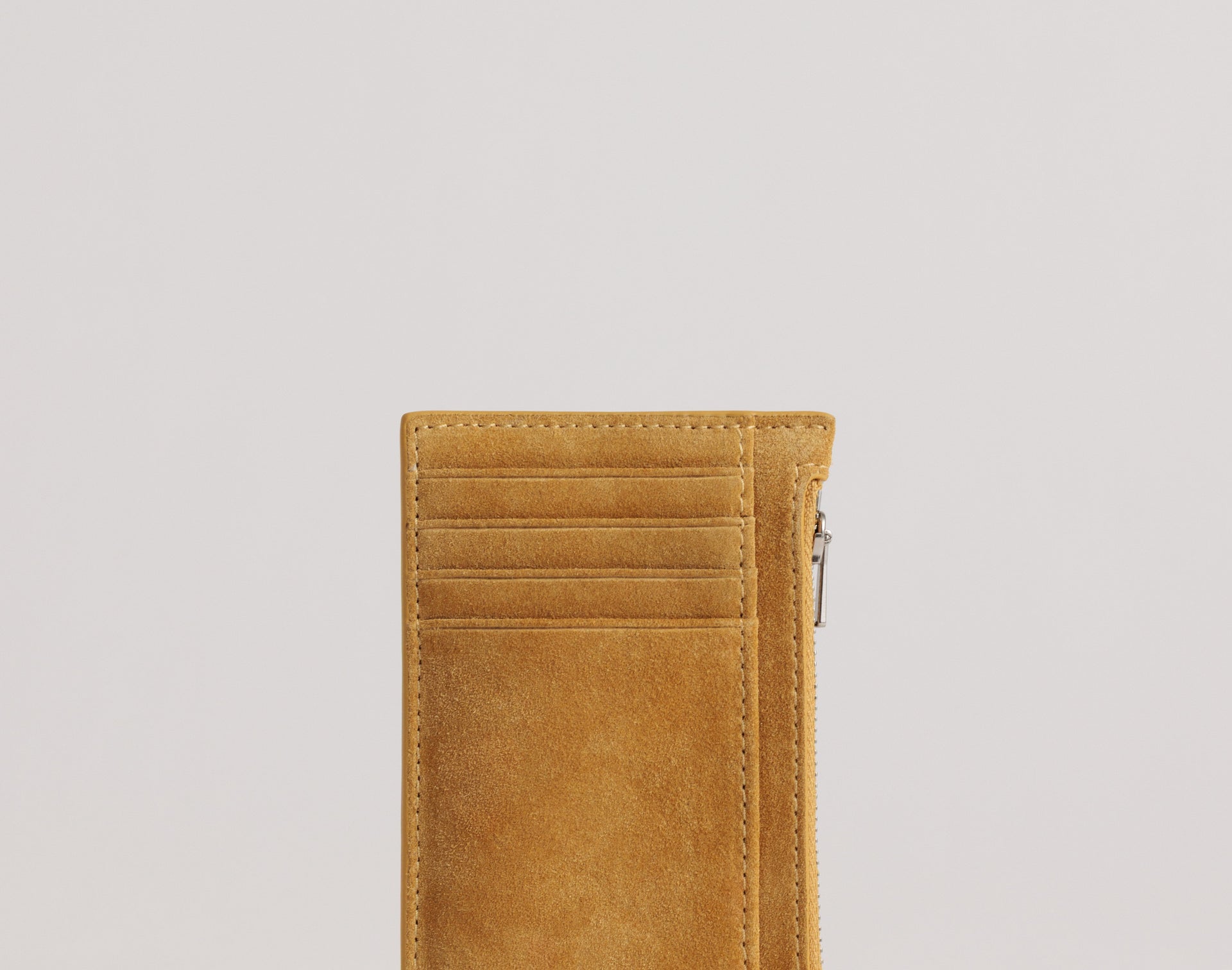 Frank Cardholder in Sun Suede front view
