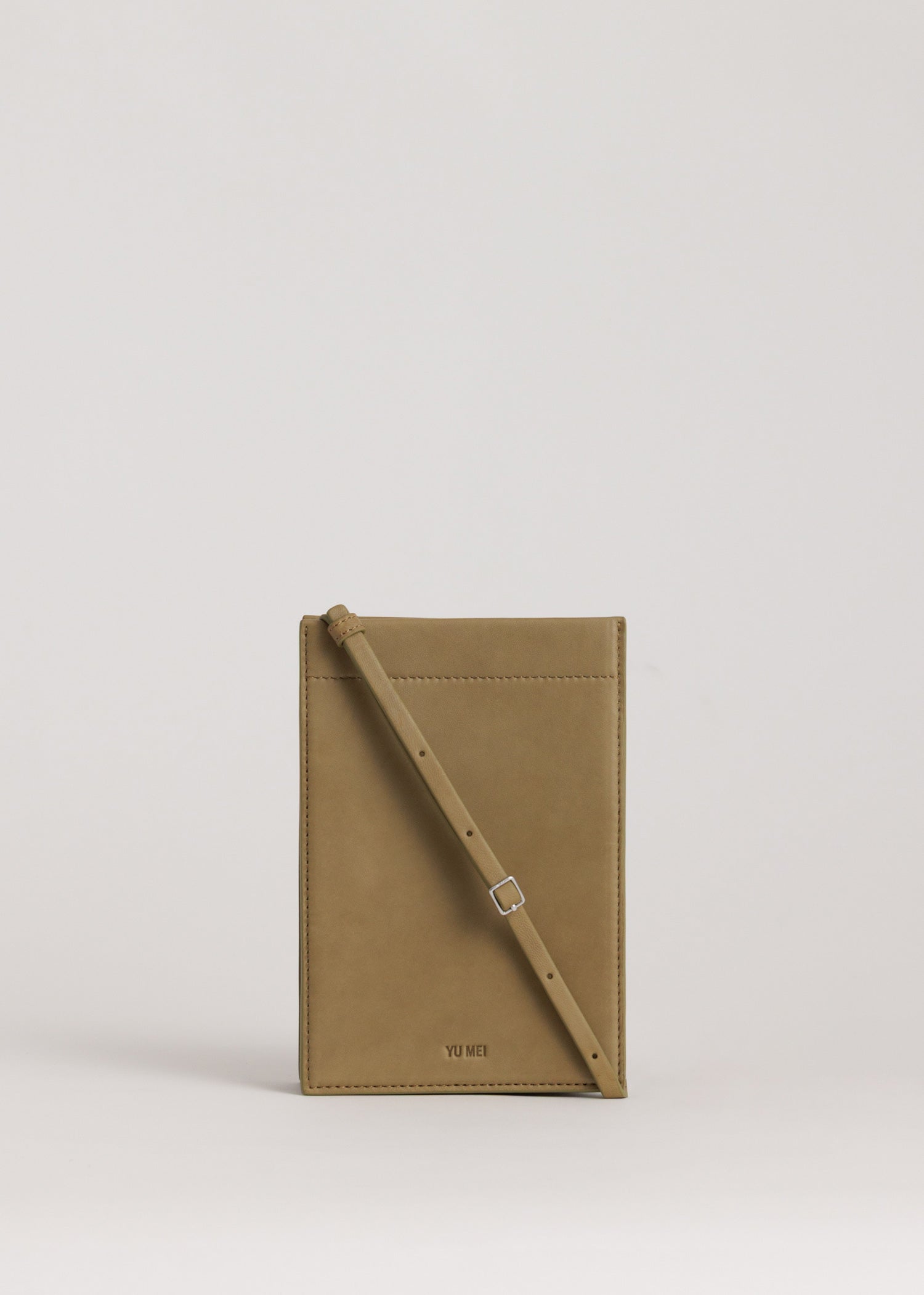 Georgie Bag in Jade Lambskin - front view