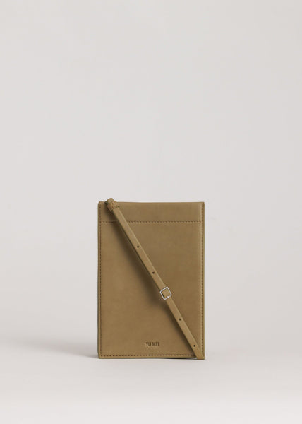 Georgie | Crossbody Bag in Jade Lambskin | Yu Mei