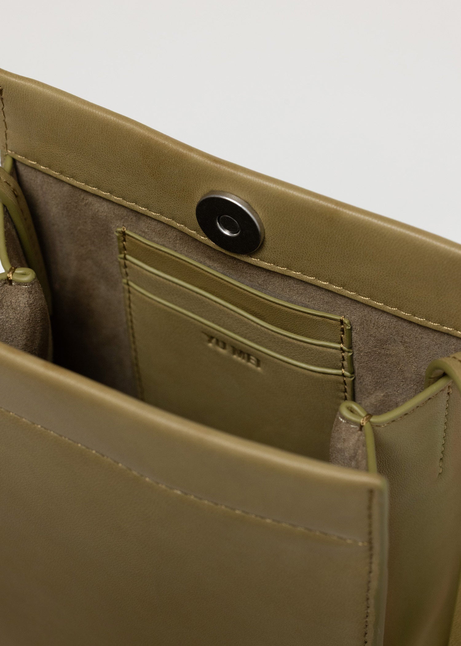 Georgie | Crossbody Bag in Jade Lambskin | Yu Mei