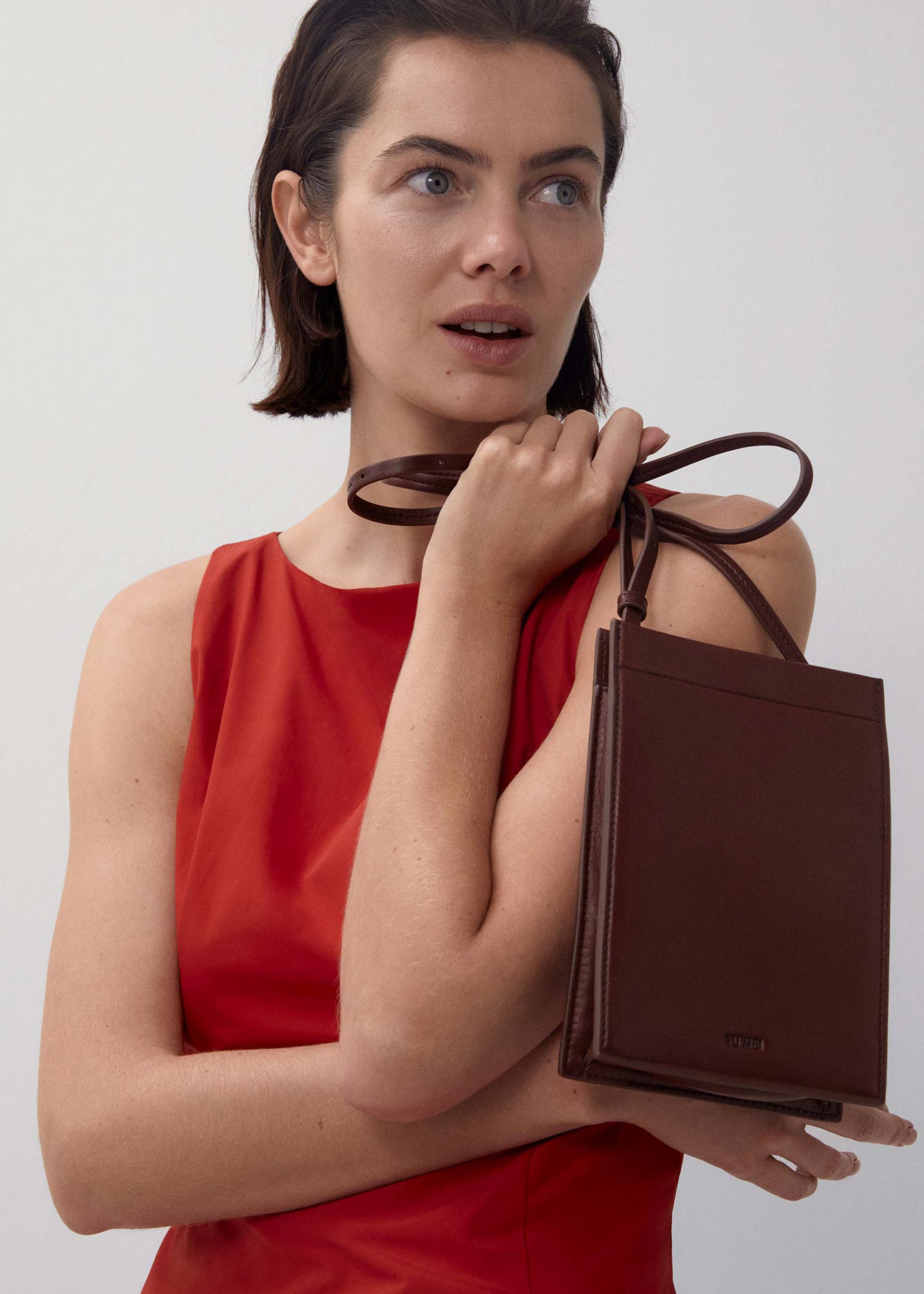 Georgie | Crossbody Bag in Ox Lambskin | Yu Mei