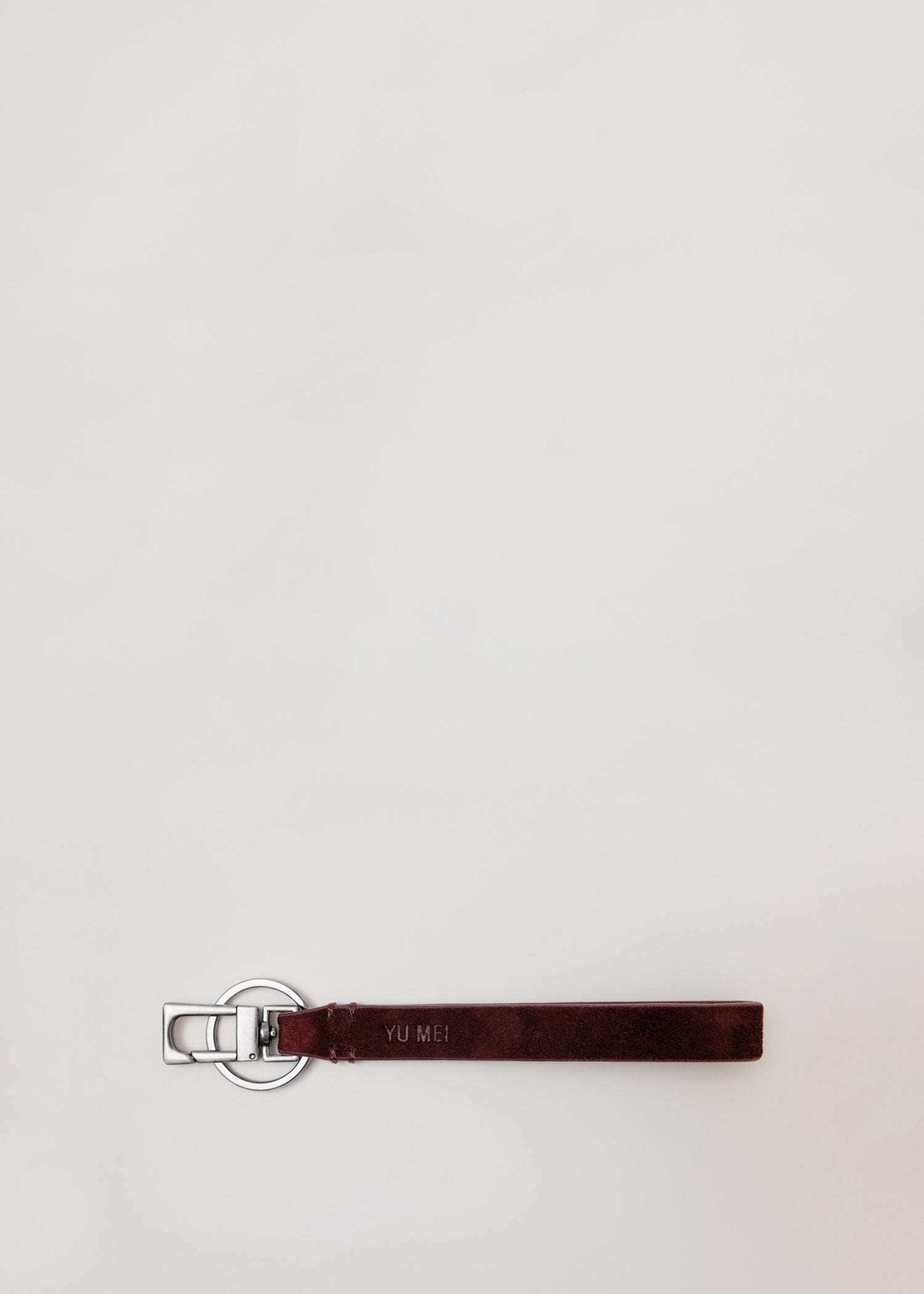Key Fob in Fire Suede