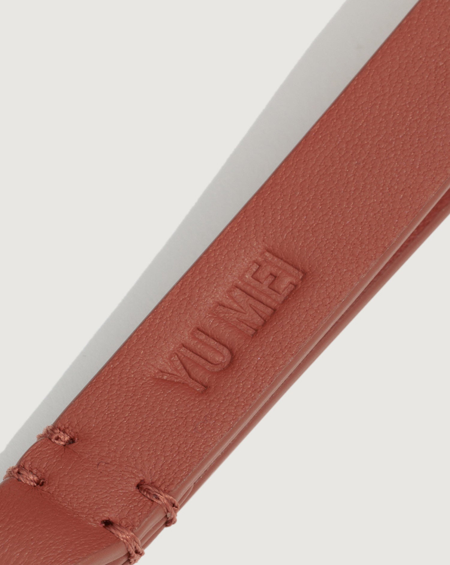 Minimal debossed logo