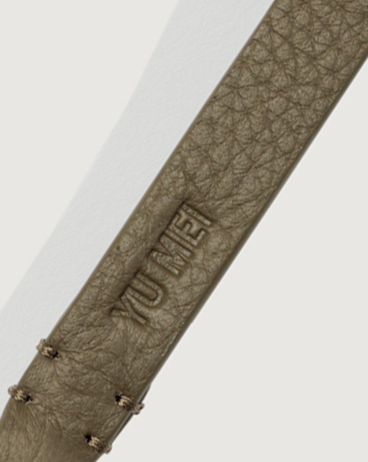 Minimal debossed logo