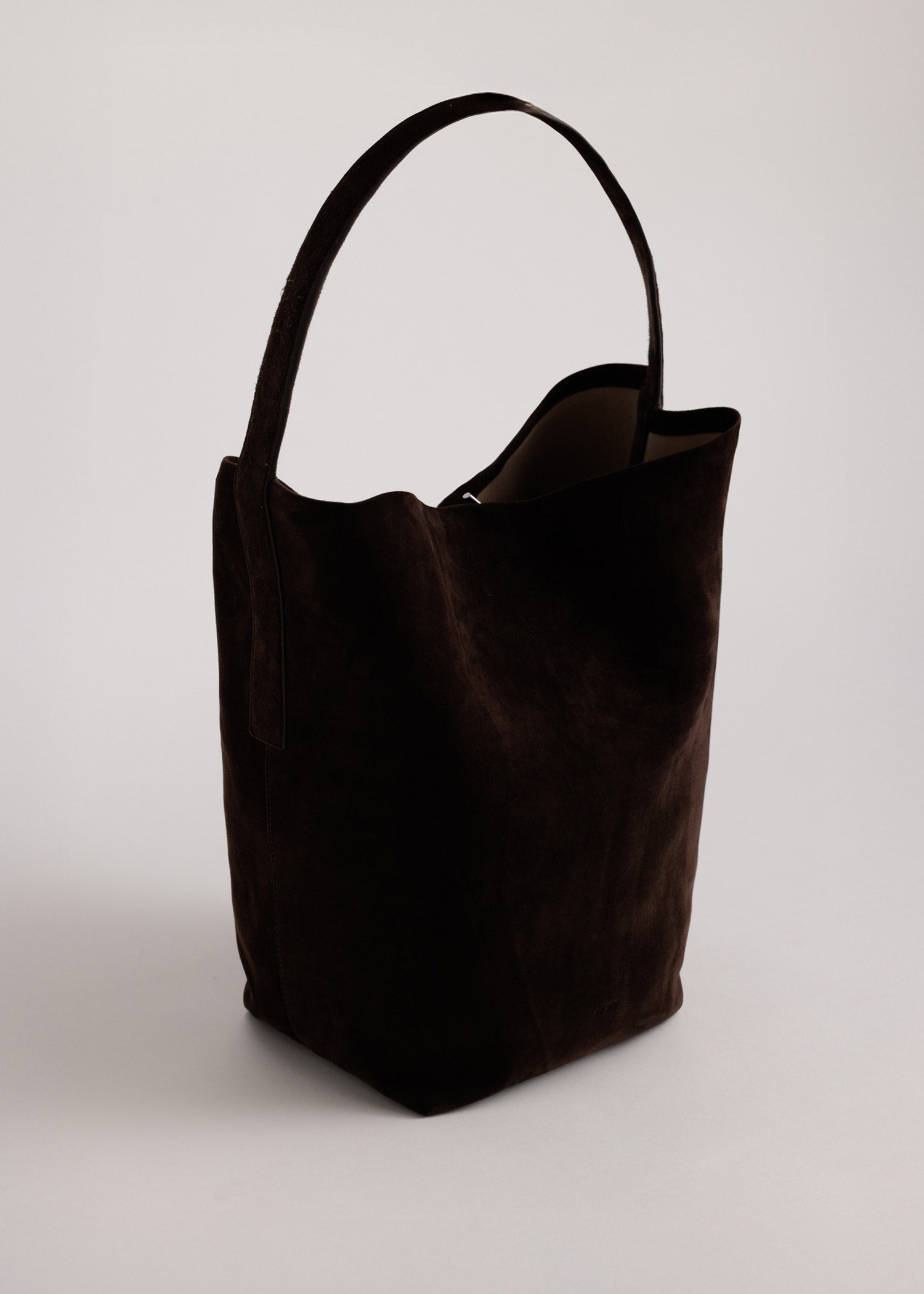 Teresa | Suede Tote Bag in Umber | Yu Mei