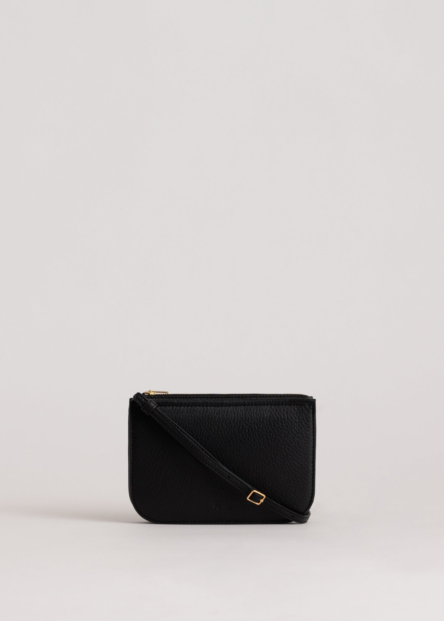 Suki Multi-Strap | Leather Clutch in Black | Yu Mei