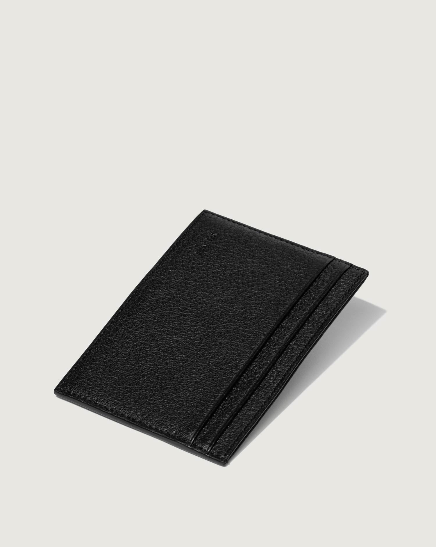 Cardholder angle profile view