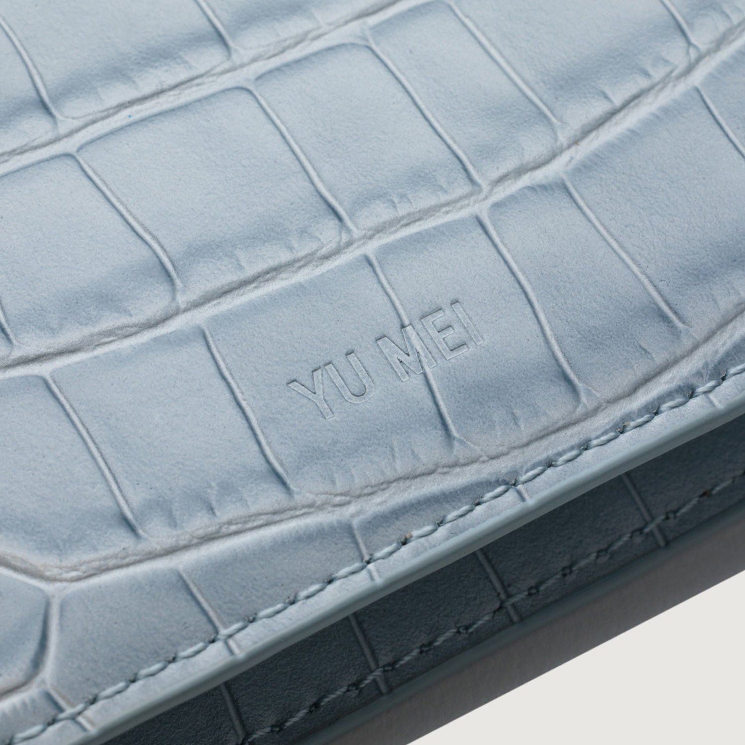 Minimal debossed logo