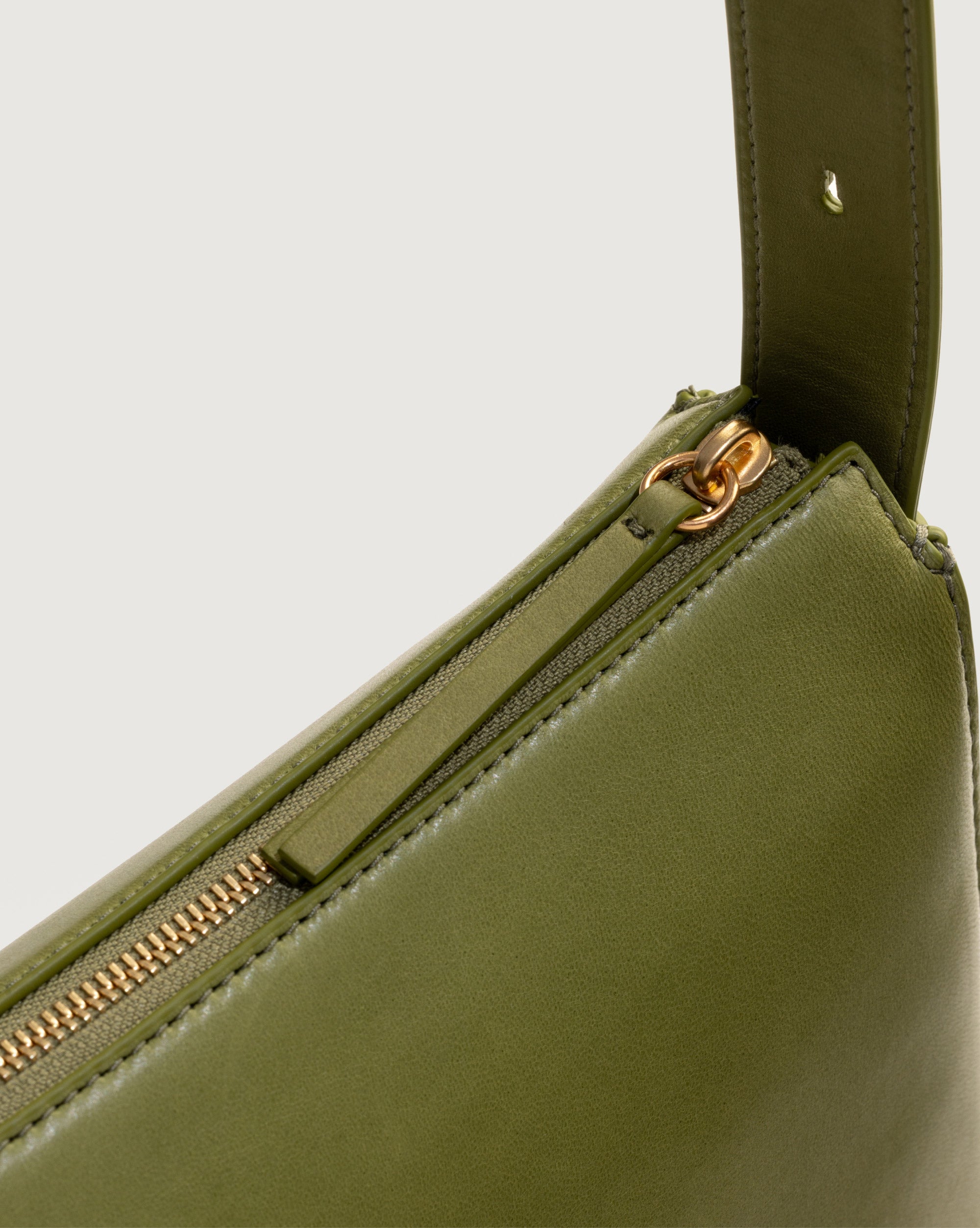 Custom lambskin zip puller